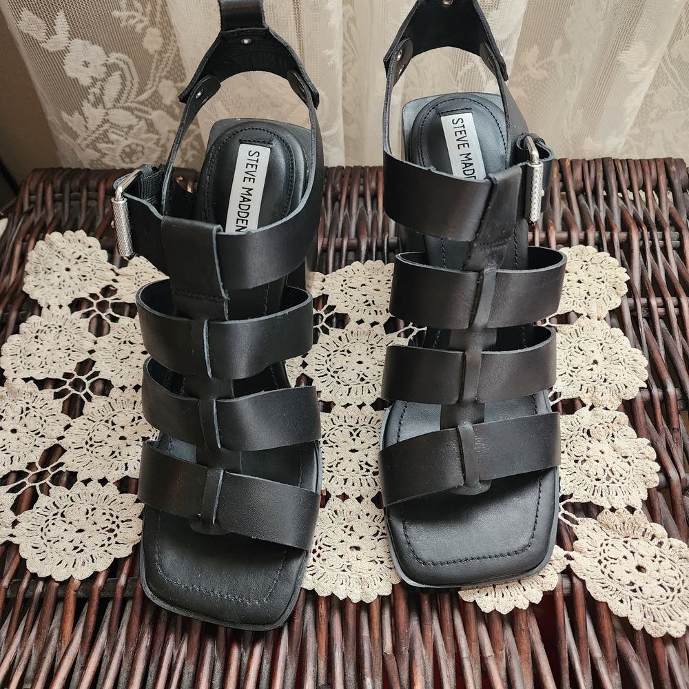 Steve Madden Black Women's Sandals